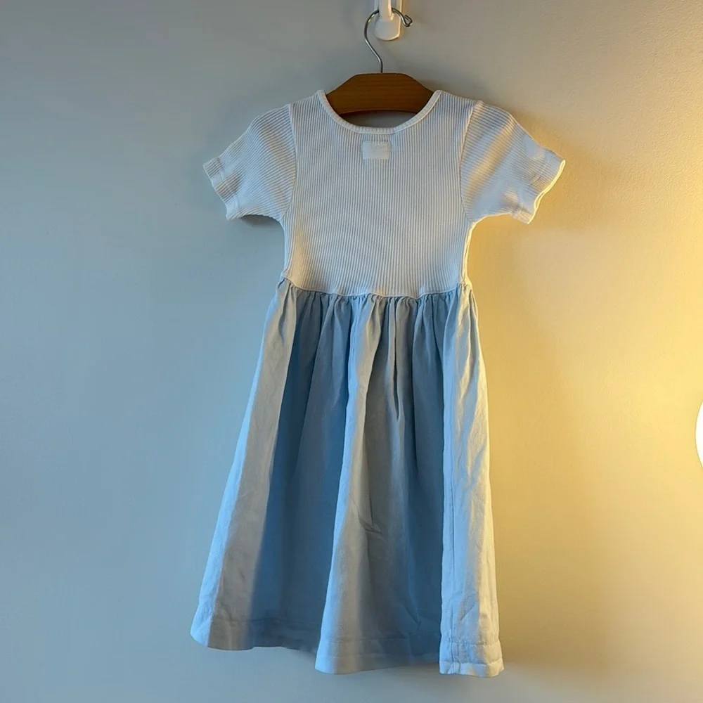 Tartine et Chocolat White and Blue Casual Sundress - Picture 4 of 5